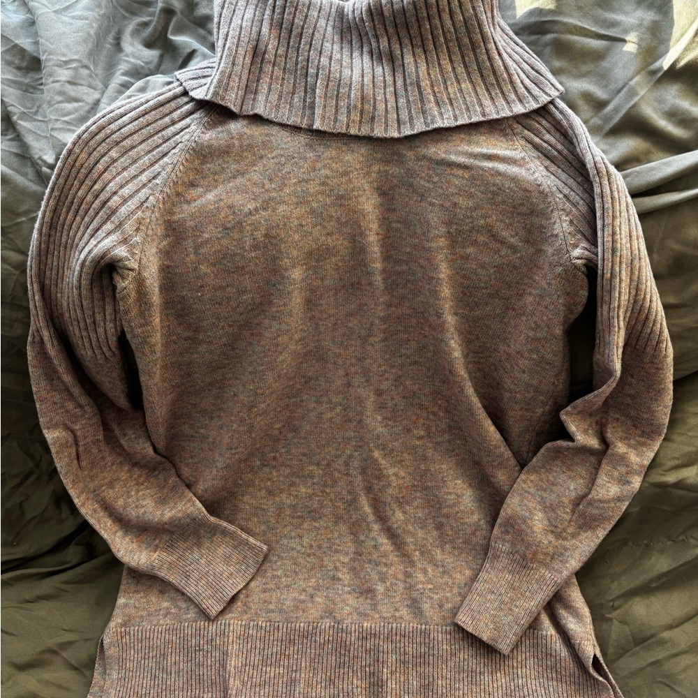 Light purple cowl neck sweater